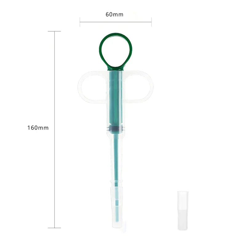Alimentador de medicamentos para animais de estimação – Dispensador de comprimidos e líquidos para cães e gatos | Cuidado fácil com medicamentos