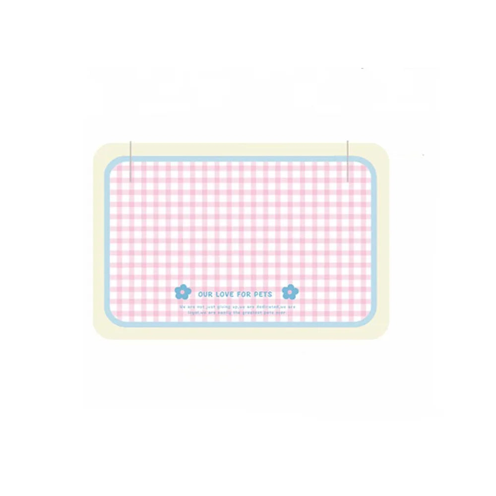 PU Leather Pet Anti Spill Placemat Waterproof Oil Resistant Dog Food Pad Folding Anti Slip Pet Feeding Mat