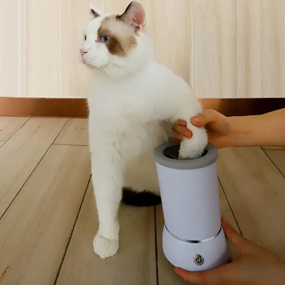 Electric Pet Paw Cleaner β Automatic Foot Washing Cup for Dogs & Cats | Portable & Low Noise
