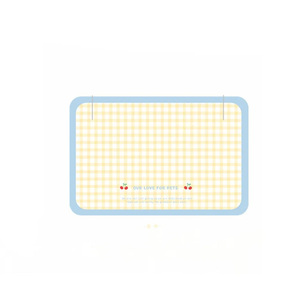 PU Leather Pet Anti Spill Placemat Waterproof Oil Resistant Dog Food Pad Folding Anti Slip Pet Feeding Mat