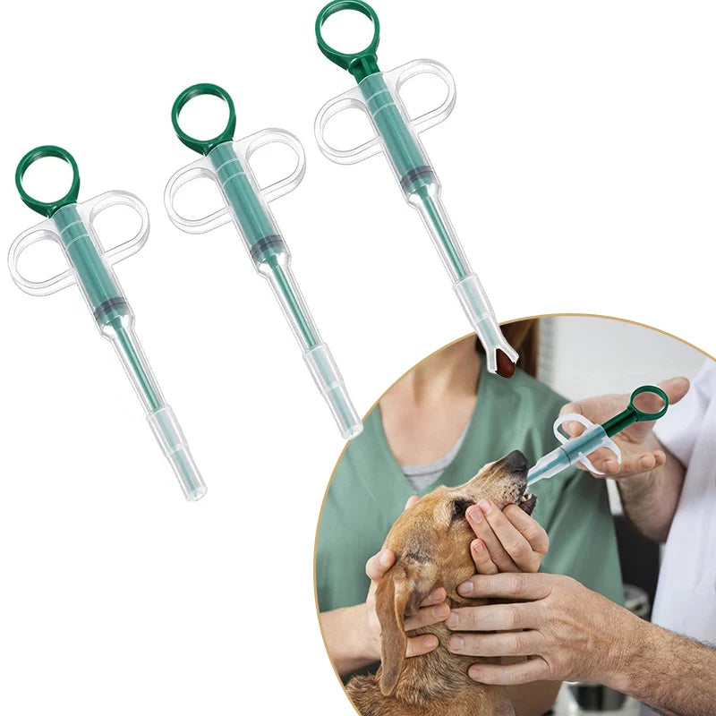 Alimentador de medicamentos para animais de estimação – Dispensador de comprimidos e líquidos para cães e gatos | Cuidado fácil com medicamentos