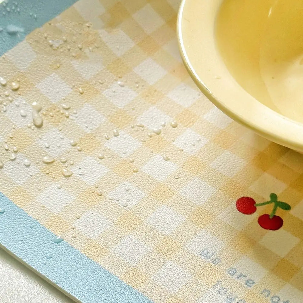PU Leather Pet Anti Spill Placemat Waterproof Oil Resistant Dog Food Pad Folding Anti Slip Pet Feeding Mat