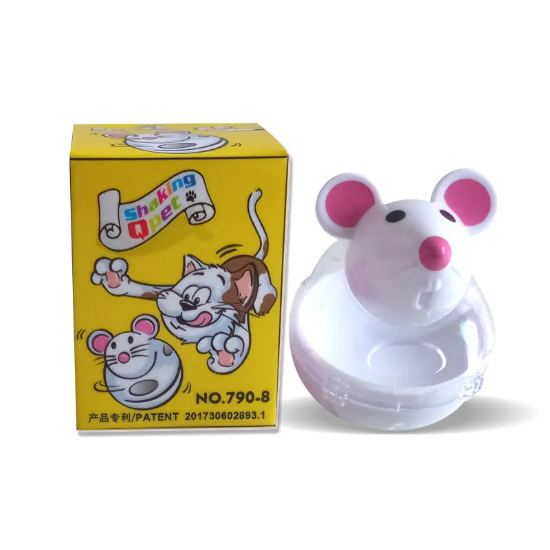 Pet Slow Feeder Toy Intelligence Training Tip-Over Fun Little Gadgets Expend Pet Energy Flying Saucer Feeding Ball