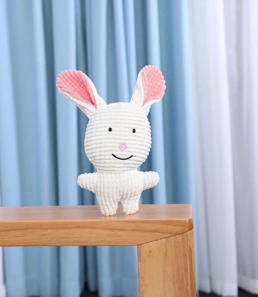 Brinquedo de pelúcia resistente a mordidas para animais de estimação – brinquedo para alívio da dentição e tédio para cães e gatos