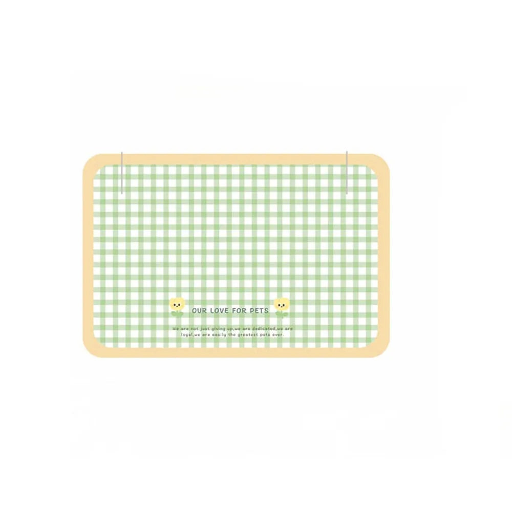 PU Leather Pet Anti Spill Placemat Waterproof Oil Resistant Dog Food Pad Folding Anti Slip Pet Feeding Mat
