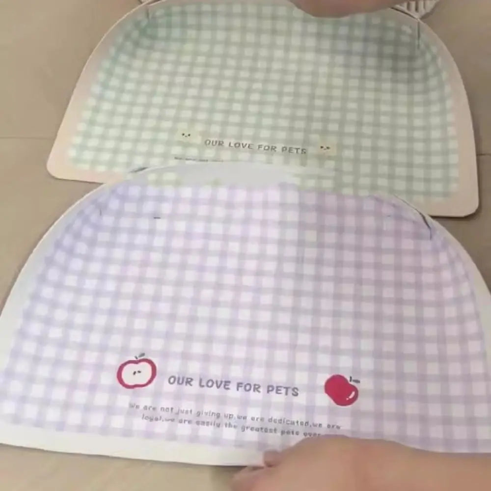 PU Leather Pet Anti Spill Placemat Waterproof Oil Resistant Dog Food Pad Folding Anti Slip Pet Feeding Mat