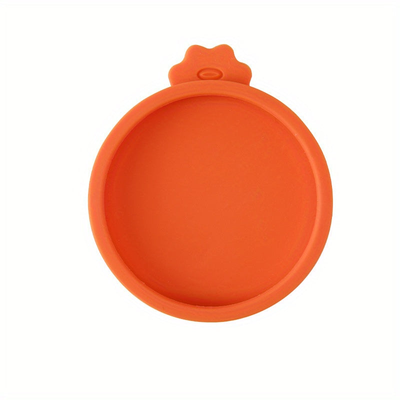 4pcs Silicone Cat Food Can Lids - Keep Your Pet's Food Fresh and Tasty - Fits 3oz Cans - Set of 4