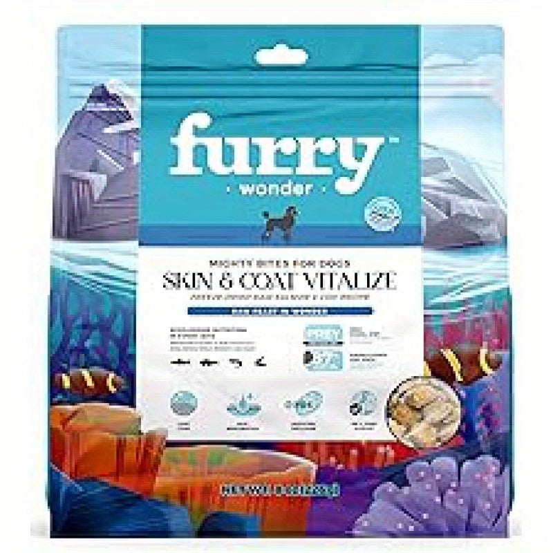16 Ounce NutriVital Freeze Dried Raw Dog Food - High-Protein, Grain-Free, USA Made Recipe for Complete Meal or Food Topper - Supports Healthy Skin & Coat, Rich in Salmon and Cod, Perfect for Active Dogs