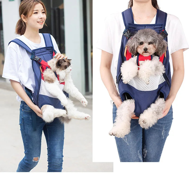 Pet Backpack Carrier For Cat Dogs Front Travel Dog Bag Carrying For Animals Small Medium Dogs Bulldog Puppy Mochila Para Perro