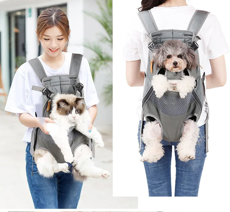 Pet Backpack Carrier For Cat Dogs Front Travel Dog Bag Carrying For Animals Small Medium Dogs Bulldog Puppy Mochila Para Perro