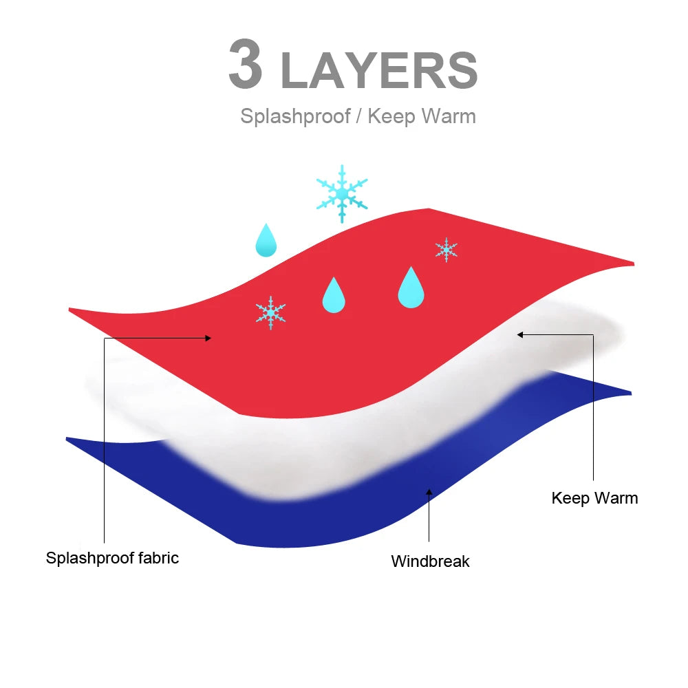 Large Dogs Jacket Winter Big Dog Clothes Waterproof Pet Clothes Reversible Dog Coat Vest for Bulldog Golden Retriever Labrador