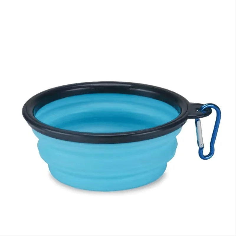 Collapsible Silicone Pet Travel Food & Water Bowl