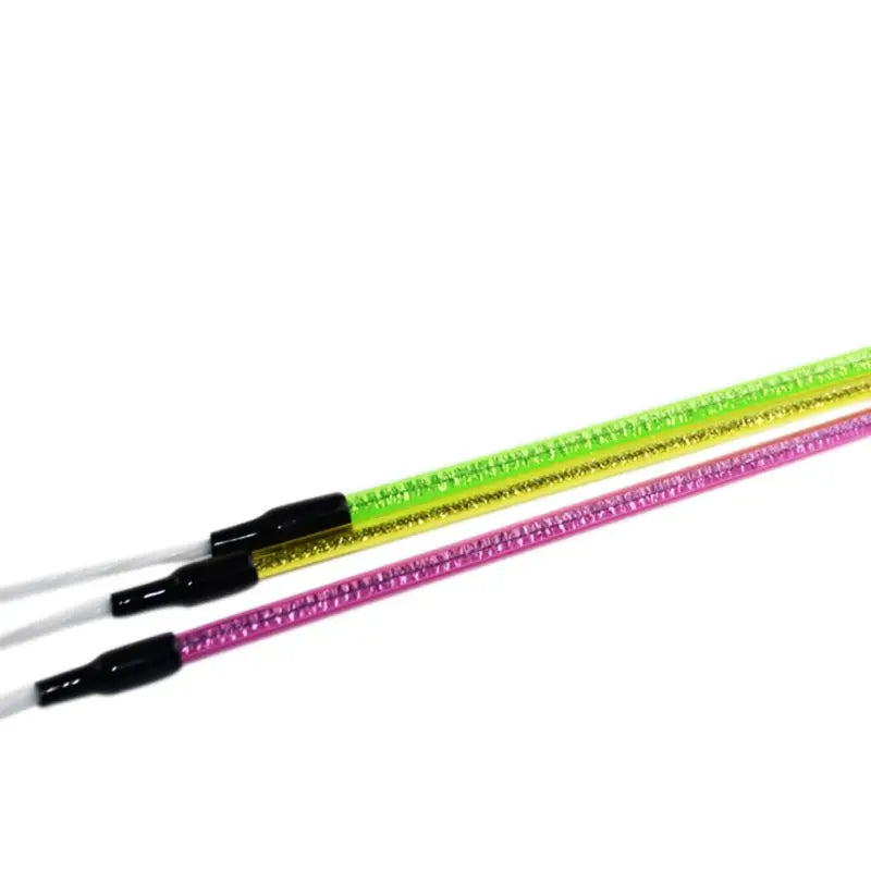 Cat Wand Toy Feather Teaser Stick Cat Toys Interactive Cat Toy Feather Wand with Paper Wadding for Indoor Cats Playing Exercise