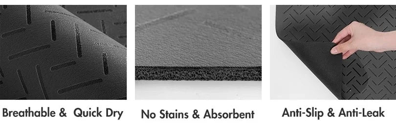 Pet Feeding Mat-Absorbent Pet Placemat for Food and Water Bowl, with Waterproof Rubber Backing, Quick Dry Water Mat for Dog Cat