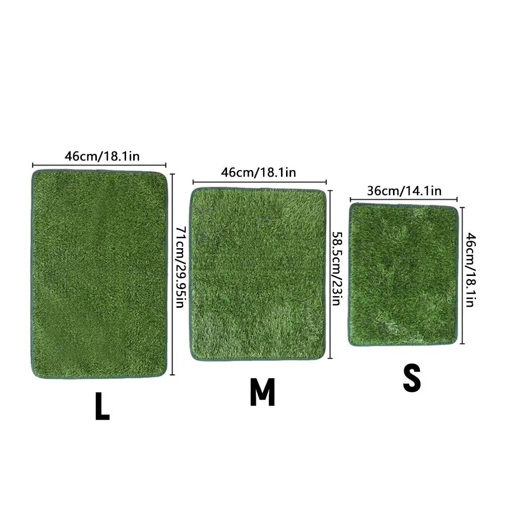 1pcs Pet Artificial Lawn Mat For Training Puppy Pee Indoor Outdoor Leak Proof Easy Clean Washable Non Slip Dogs Toilet Tray Tool