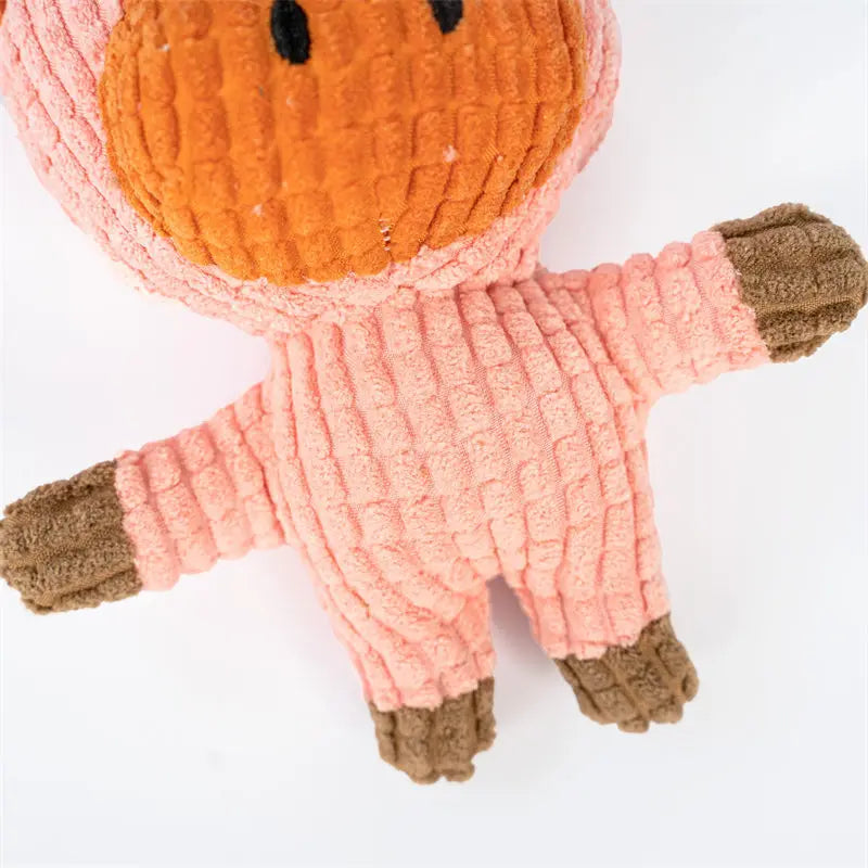 Plush Pet Dog Squeak Toys for Small Dogs Cute Pig Elephant Molar Training Decompress Interactive Dog Sound Toy Bite Resistant