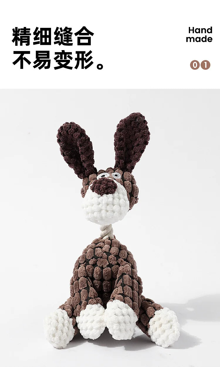 Toys, Dog-bite Toys, Dog-bite Sound-making Toys, Funny Donkeys, Tough and Tooth-grinding Pet Plush Toys