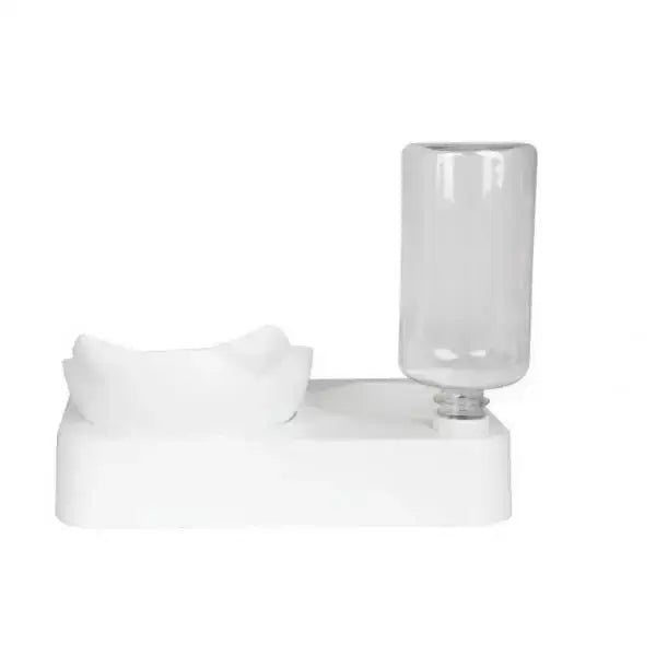 Food & Water Dispenser with Double Pet Bowls providing a smart feeding solution for pets.