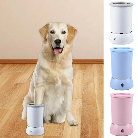 Electric Pet Paw Cleaner – Automatic Foot Washing Cup for Dogs & Cats | Portable & Low Noise