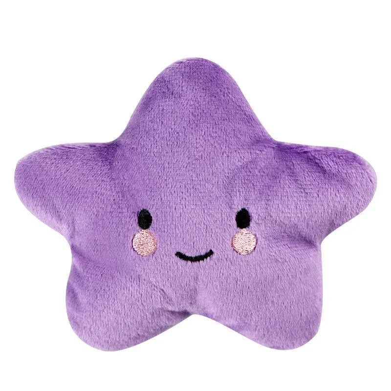 Pets Toys Plush Sounding Pentagram Toys Pets Chew Playing Fun Cute Puppy Dogs Cats Squeaky Toys Pets Supplies Accessories