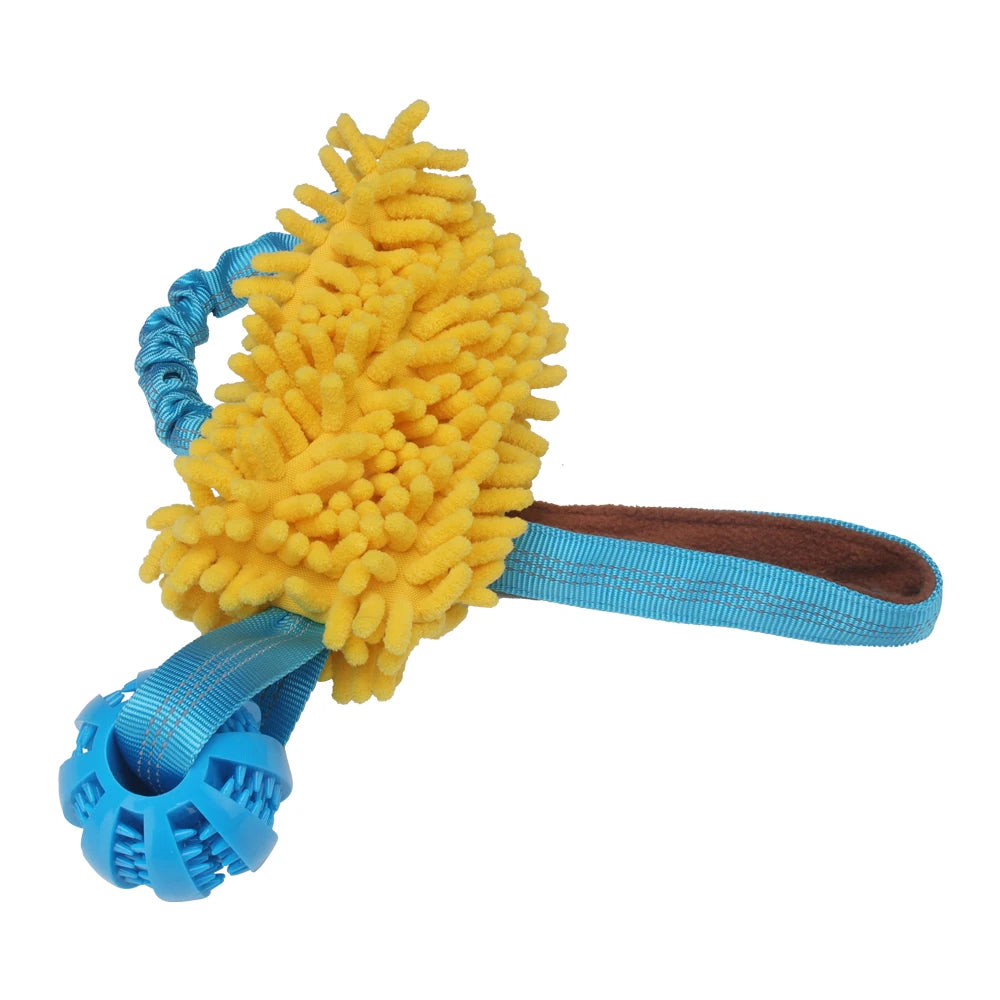 Colorful Bite Rope Wear-resistant Rope Tug Toy for Medium/Large Dogs -Toy with Durable Interactive Hidden Food Toy