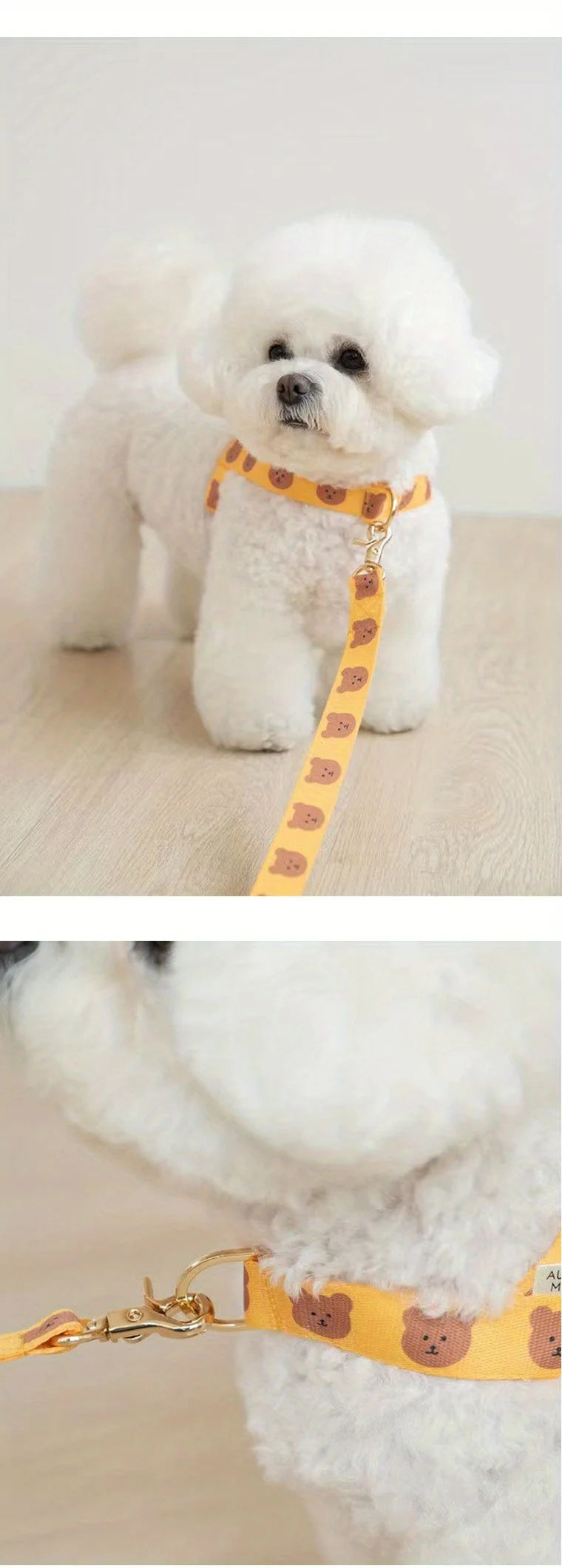 Pet collar, V-neck, cat, dog leash, dog walking decoration, cute, soft, durable