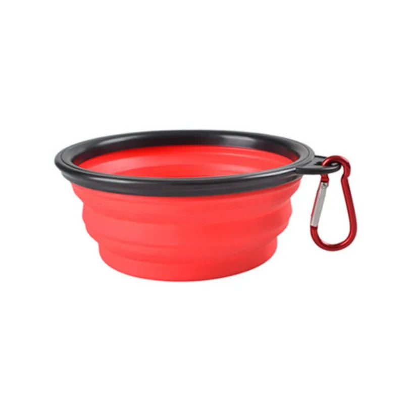 Collapsible Silicone Pet Travel Food & Water Bowl