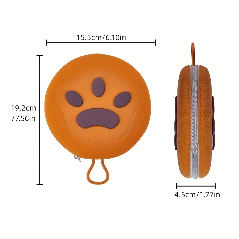 2 in 1 Foldable Silicone Dog Bowl Portable Travel Pet Feeding Double Bowl Easy to Clean for Outdoor Training pet feed supplies
