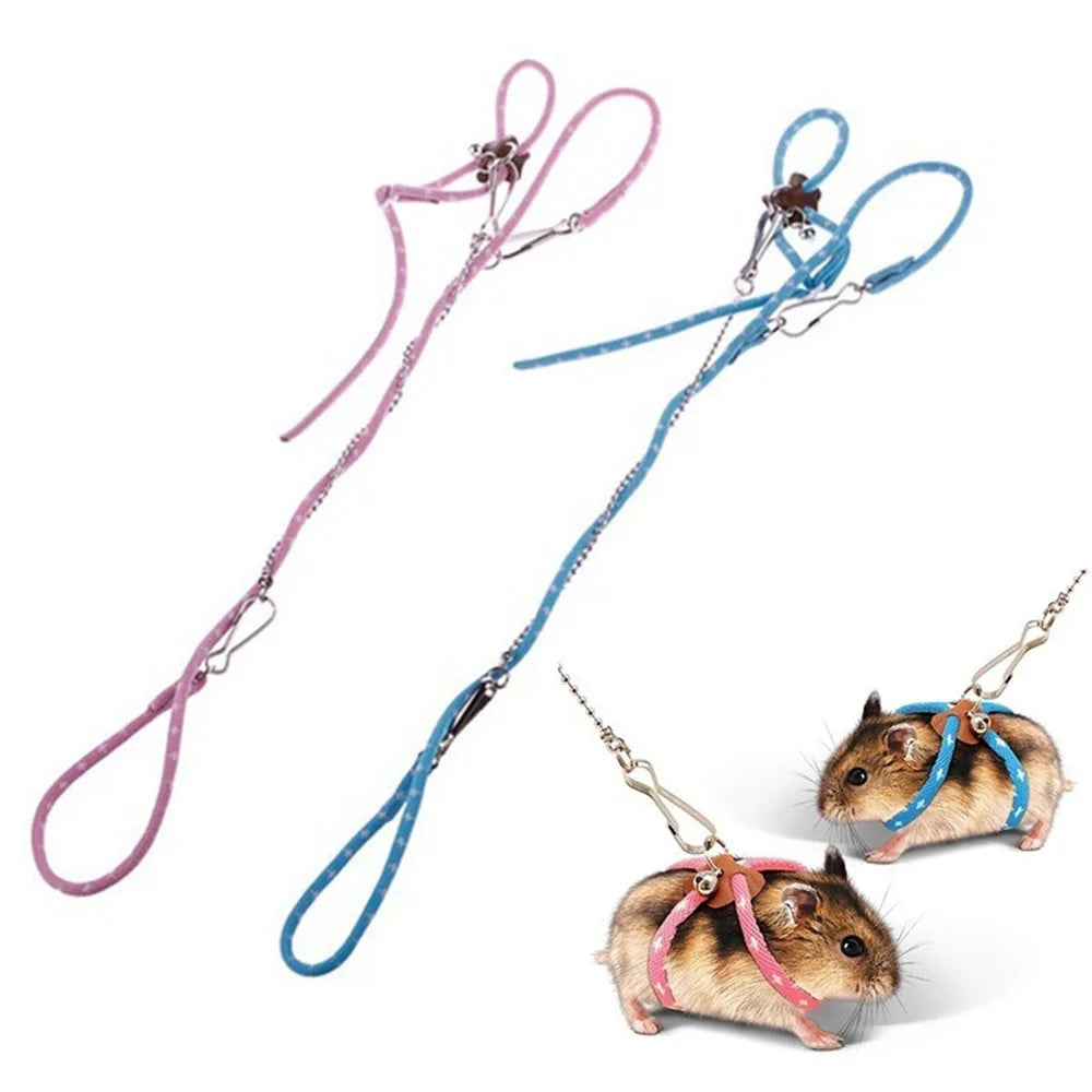 Adjustable Small Pet Harness & Leash Set