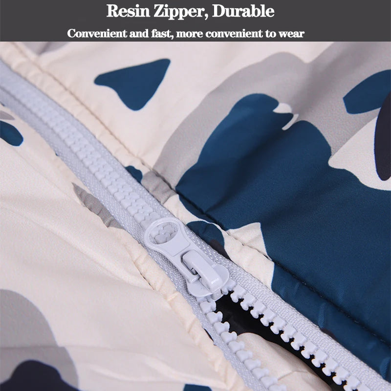 Winter Dog Clothes Super Warm Large Dogs Jacket Thicken Pet Cotton Coat Waterproof Dog Jumpsuits For French-Bulldog Overalls