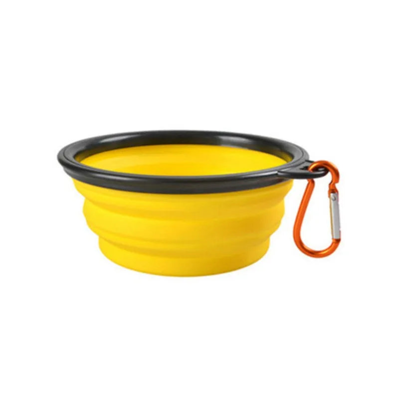 Collapsible Silicone Pet Travel Food & Water Bowl