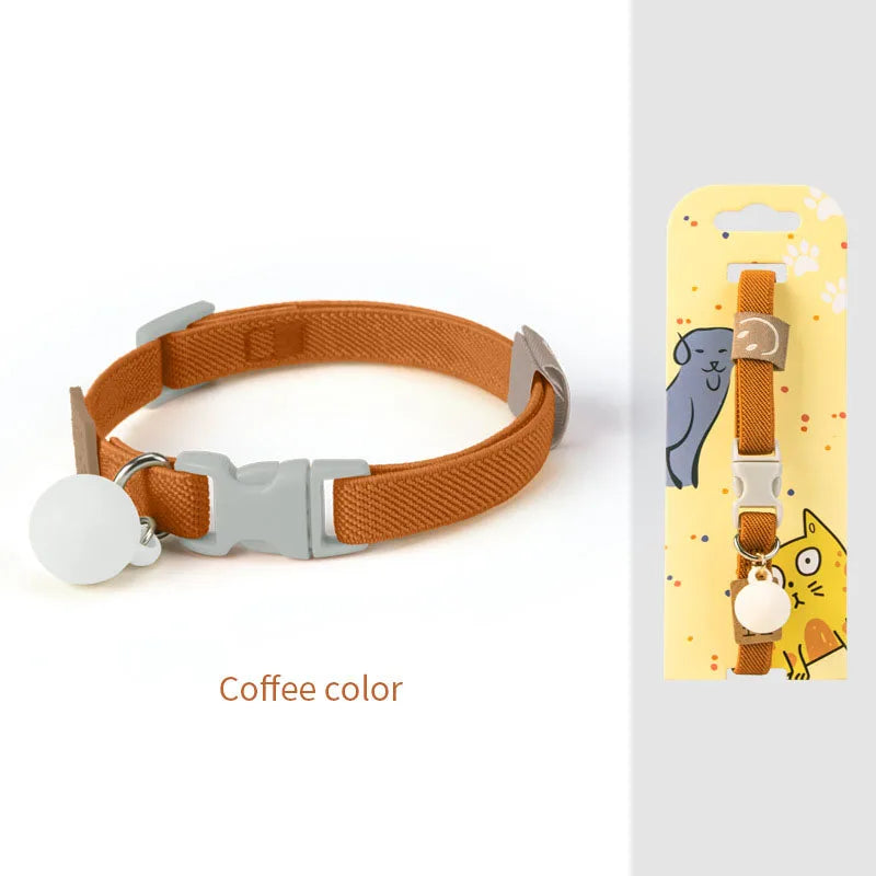 Cat collar with high elasticity, adjustable dog collar, small dog decoration, pet collar