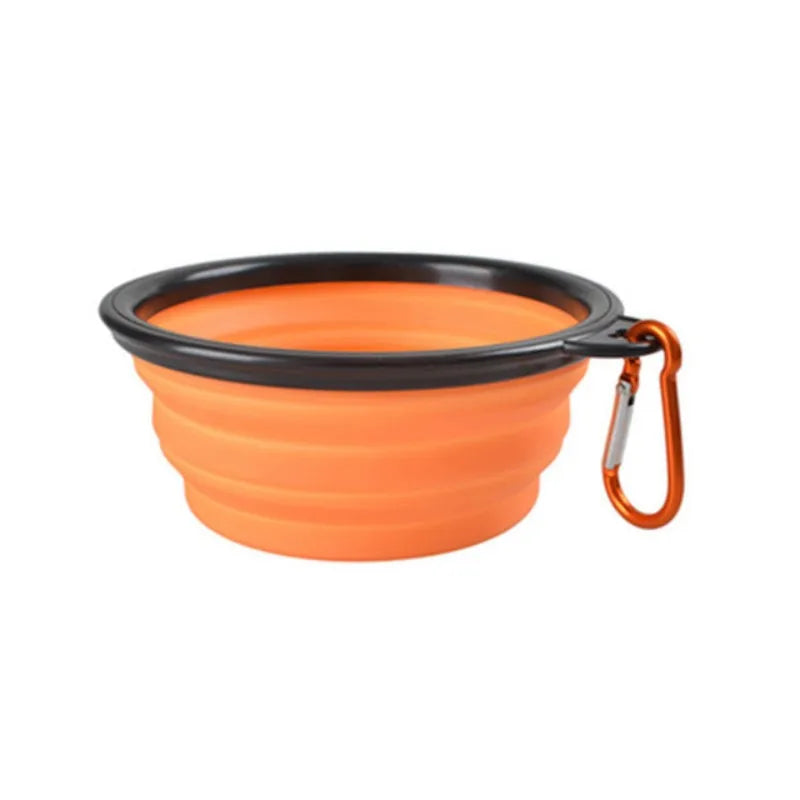 Collapsible Silicone Pet Travel Food & Water Bowl