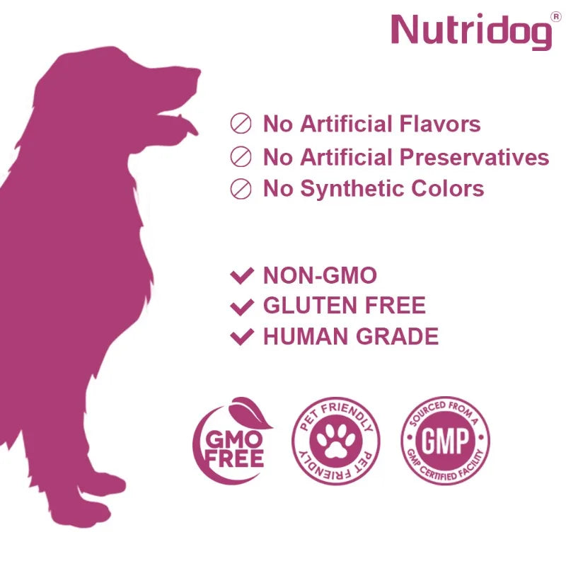 Dog Food No Poop With Probiotics - Reduces stool volume&improves soft stools Supports digestive health for sensitive stomachs