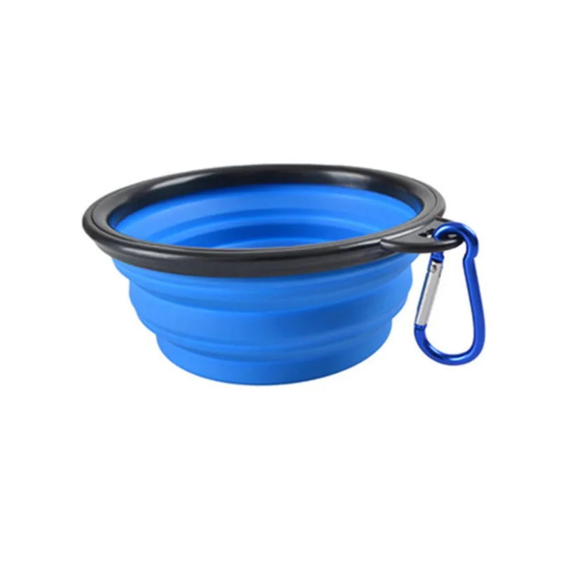 Collapsible Silicone Pet Travel Food & Water Bowl