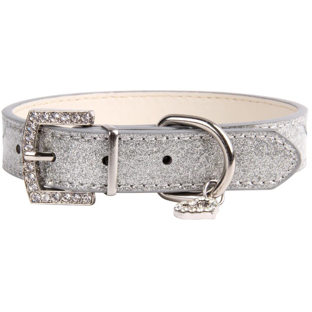 Dog Collar with Rhinestones for Small Dogs Necklaces for Dogs S M L XL XXL Chain Large dog  Chihuahua Pet supplies