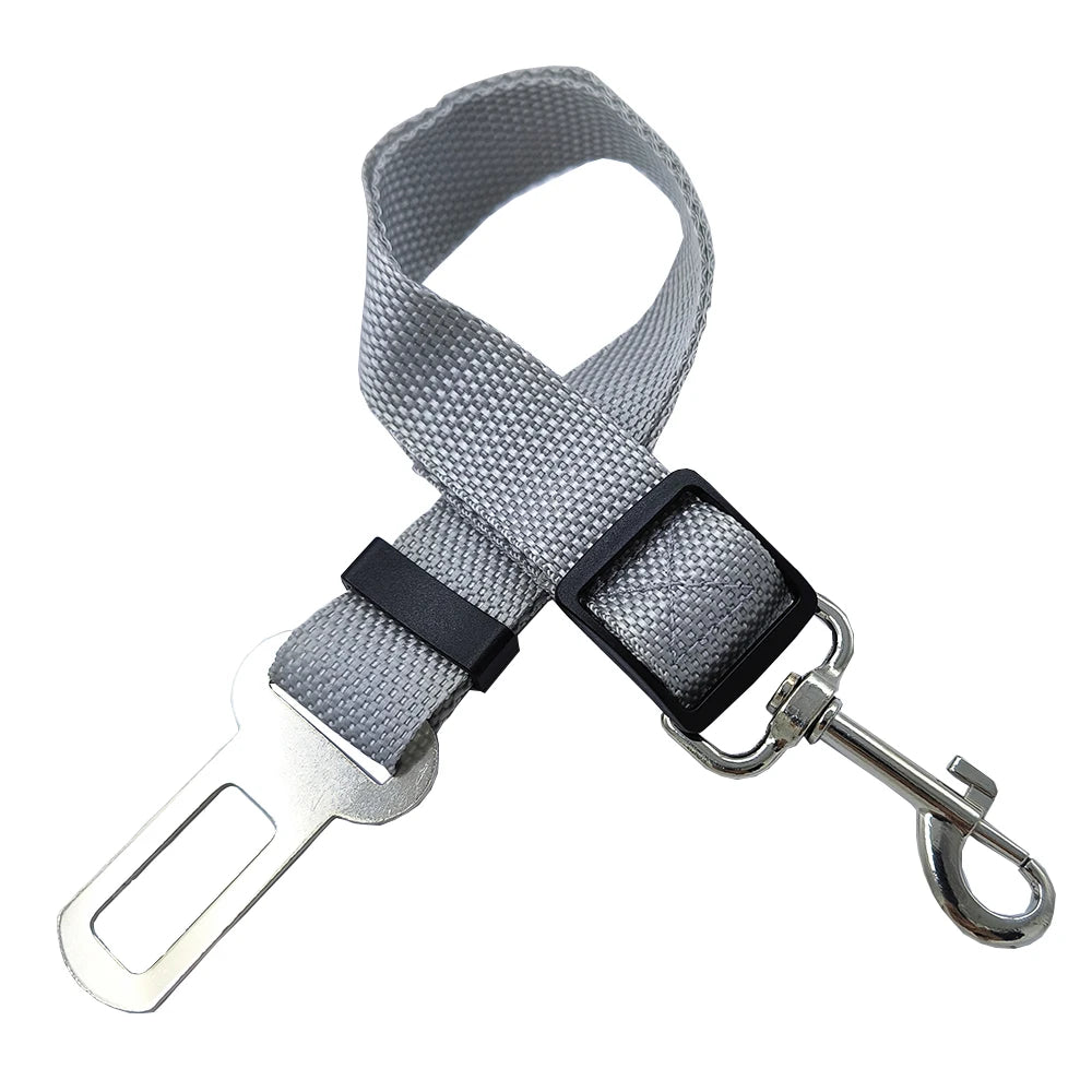 Adjustable Dog & Cat Car Seat Belt for Safety designed to keep pets secure during car rides