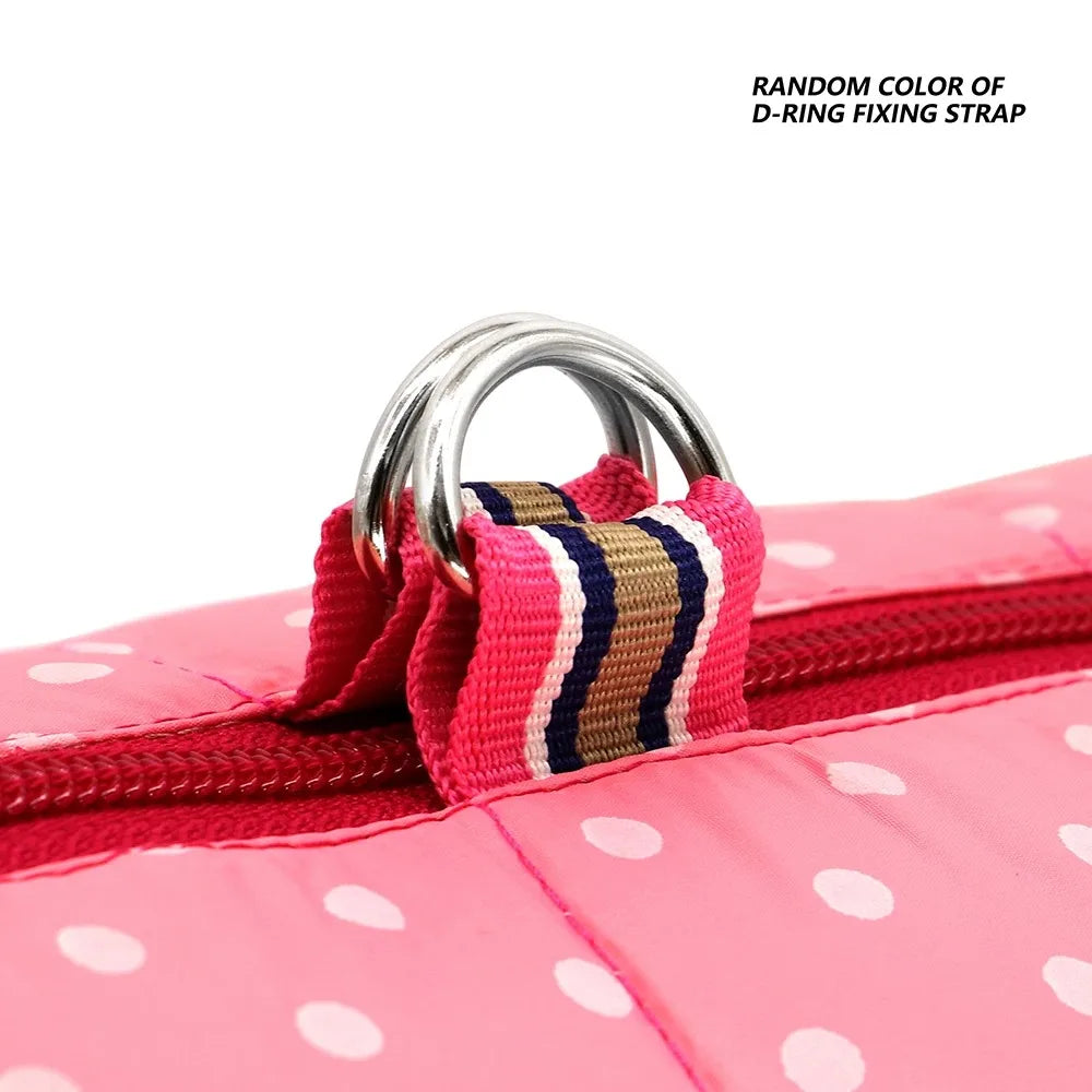 Winter Warm Dog Jumpsuit Reflective Polka Dot Printed Puppy Clothes With D-ring Waterproof Dogs Jacket Chihuahua Bulldog Coat