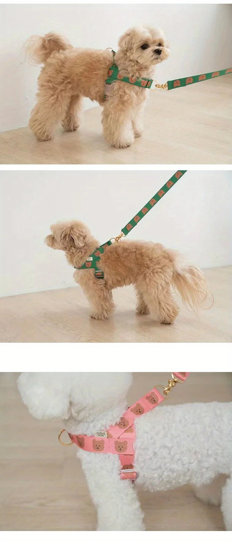 Pet collar, V-neck, cat, dog leash, dog walking decoration, cute, soft, durable