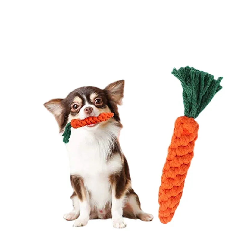Dog Rope Toy Cartoon Animal Dog Chew Toys for Small Large Dogs Cats Molar Cleaning Teeth Toy Bite Resistance Puppy Pet Supplies