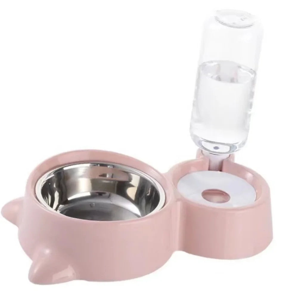 Pet Water Dispenser for Cats and Dogs  Automatic Water Storage Pet Food Bowl Food Container with Waterer Pet Supplies