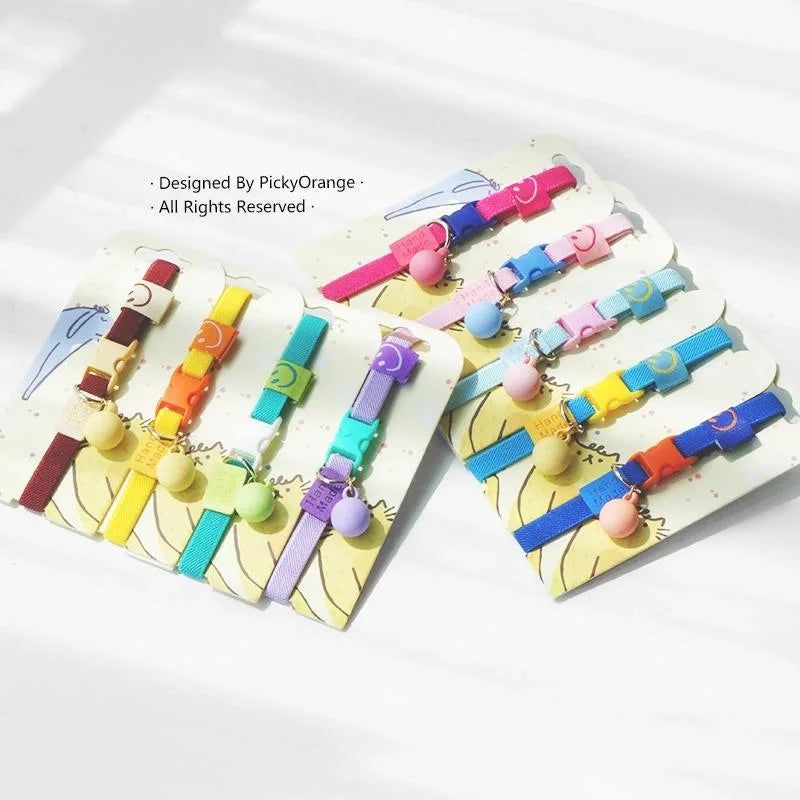 Cat collar with high elasticity, adjustable dog collar, small dog decoration, pet collar