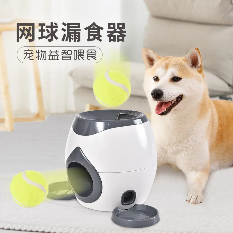 Pet, Dog, Tennis, Self-hi Toy, Boredom Relieving, Automatic Food Leakage Reward Machine, Dog Interactive Indoor Toy.