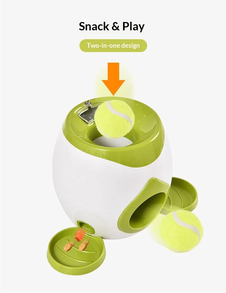 Pet, Dog, Tennis, Self-hi Toy, Boredom Relieving, Automatic Food Leakage Reward Machine, Dog Interactive Indoor Toy.