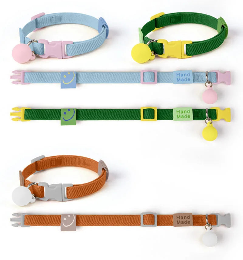 Cat collar with high elasticity, adjustable dog collar, small dog decoration, pet collar