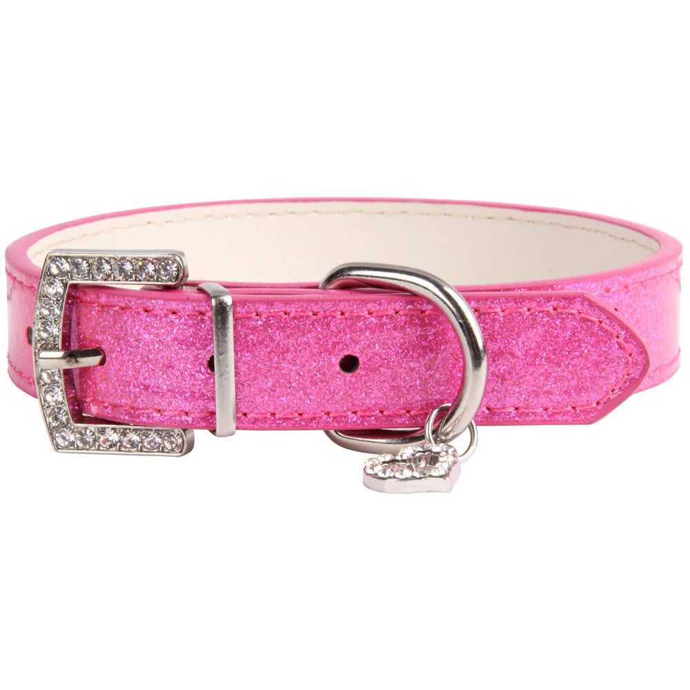Dog Collar with Rhinestones for Small Dogs Necklaces for Dogs S M L XL XXL Chain Large dog  Chihuahua Pet supplies