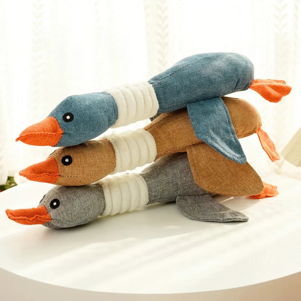 Plush Goose Sound Toy for Pets