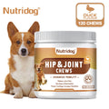 Hip and Joint Supplement for Dogs with Glucosamine, Chondroitin & MSM - Duck Flavor Joint Care Chews(Duck)