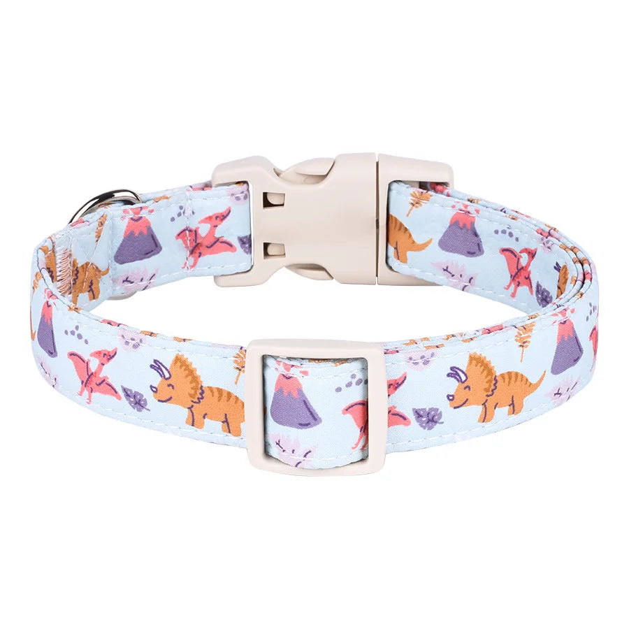 100% True Cotton Fabric Pet Collar Adjustable Safety Cotton Collar For Dog Cat Puppy Kitten Pet Accessories