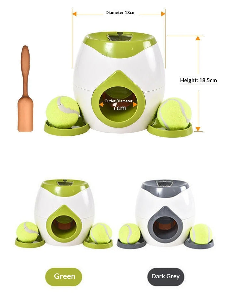 Pet, Dog, Tennis, Self-hi Toy, Boredom Relieving, Automatic Food Leakage Reward Machine, Dog Interactive Indoor Toy.